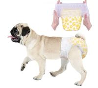 Dono Couche Chien Femelle - 42 pièces,Couches pour Chiens et Chats,Culotte chiennes chaleurs,Couche pour Chien Incontinent,à Enfiler, adaptées à l'incontinence, au Dressage, aux Voyages,XS,S,M,L
