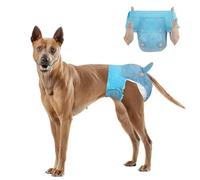 Dono Couches jetables extensibles pour chiot, chiot, en période de chaleur, super absorbantes à 360 °, anti-fuite, pour dressage de chien et chiot, pour le dressage de l'incontinence du chien