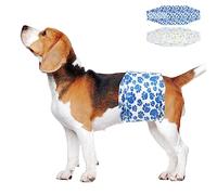 Dono Couches pour Chiens Mâles,40 pièces,Couches pour Chiens,Couche Chien Male Incontinent,Couches pour Pipi,Super Absorbant,Etanchéité,Miction excitée, Chaleur, Problèmes de marquage,XS,S,M,L