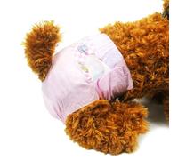 DONO Femelle Chien Couches jetables Super Absorbant Puppy sanitaire Pantalon Couches Multiples Taille (XXS-m) Disponible (XS 18count (10'-13'))