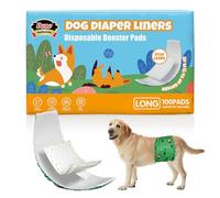 Dono Lot de 100 doublures de couches jetables pour chiens mâles et femelles, super absorbants, inserts de couches jetables pour chiens mâles et femelles, enveloppements, culottes menstruelles lavables