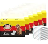 Dono Lot de 84 Couches jetables Super absorbantes pour Chien mâle, 6XS