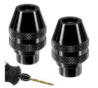 DONOONIS 4486 Mini Mandrin Perceuse,2 Pcs Accessoires Embout pour Dremel SDS Outils 1/32 bis 1/8 Adaptateur Foret Outils de Coupe Métal pour Dremel 4000,400,3000,398,395,300,200,285,8200,800