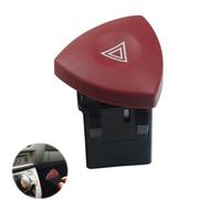 DONOONIS Bouton Warning Trafic 2,Feux de Détresse Bouton Feu de Detresse Trafic 2,Rouge Bouton Warning Trafic,1 Pièce Bouton Feu de Detresse Compatible Espace Laguna MK2/MK4 Vivaro 8200442724