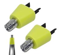 DONOONIS Lames de Remplacement Nez,Compatibles Rasoir One Blade Philipp,2 Pièces Nettoyage Facile pour Tondeuses à Nez et à Sourcils QP2520, QP2630, QP2620, QP2724, QP2830,Système Rotatif à 360°