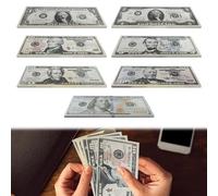 DONOONIS Lot de 140 Accessoires en Dollars pour Enfants, Jeux de Casino,Accessoires de Théâtre
