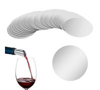 DONOONIS Stop Goutte Vin,Anti Goutte Aluminium Foil Bec Verseur Vin,20 Pièces Réutilisables Anti Goutte Vin,Verseur Vin pour Restaurants,Bars et à la Maison,Clubs,Hôtels