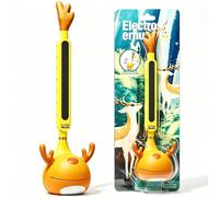 Donop Electronique Batterie Synthétiseur Instrument de Musique Jouet Jaune | Mini clavier portable tactile pour musique