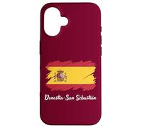 Donostia-San Sebastián Espagne, Drapeau Espagnol, Donostia-San Coque pour iPhone 16