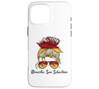 Donostia-San Sebastián Girl, Drapeau Espagnol Espagne Coque pour iPhone 16 Pro Max
