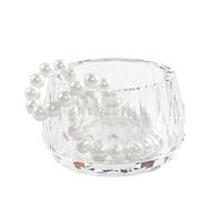 Donoucls Boîte à bijoux en verre à écrou de cristal / bol à bonbons, Cristal, Candy Bowl, 6x9cm/2.4x3.2" Small