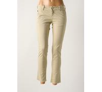 donovan pantalons femme de couleur beige