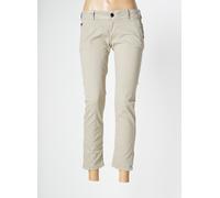 donovan pantalons femme de couleur beige W24