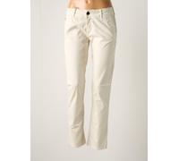 donovan pantalons femme de couleur beige W24