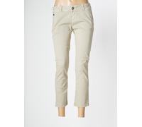 donovan pantalons femme de couleur beige W24