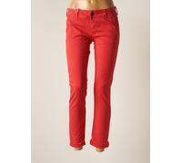 donovan pantalons femme de couleur rouge W28
