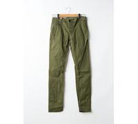donovan pantalons homme de couleur vert W27