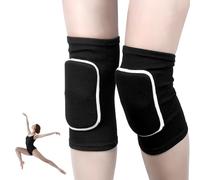 DONQTWAY 1 Paire de Genouillères de Danse, Genouillères de Volley-ball, élastiques pour Danse Sportive, Antidérapant en Éponge épaisse, Nettoyage, Sport, Yoga