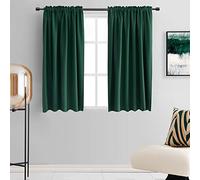 DONREN Hunter Lot de 2 Rideaux occultants à Isolation Thermique pour Chambre à Coucher - 106,7 cm de Large avec Passe-Tringle (106,7 x 114,3 cm de Long)