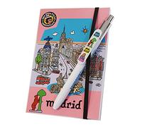 DONSOUVENIR MADRID CARNET ET STYLO. MODÈLE: GRAN VIA ET LA CIBELES