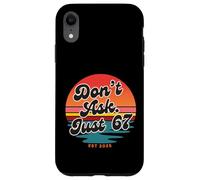 Don't Ask Just 67 Funny Six Seven Meme Retro Design Coque pour iPhone XR
