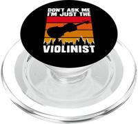 Dont Ask Me Im Just The Violinist PopSockets PopGrip pour MagSafe