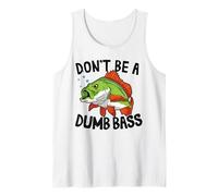 Don't Be A Dumb Bass Tenue De Pêcheur Et De Pêcheur À La Débardeur