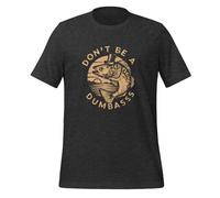 Don't Be A Dumbass Funny Fishing Lovers T-shirt unisexe pour adulte, Gris foncé, 3XL
