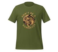 Don't Be A Dumbass Funny Fishing Lovers T-shirt unisexe pour adulte, vert olive, XL