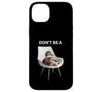 Don't Be A Sitting Duck Silly Pun Humour pour Les Amoureux des Animaux Coque pour iPhone 14 Plus