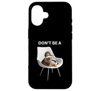 Don't Be A Sitting Duck Silly Pun Humour pour Les Amoureux des Animaux Coque pour iPhone 16