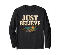 Don't Be Afraid Just Believe Mark 5:36 Sea Turtle Faith Manche Longue