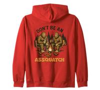 Don't Be An Assquatch Humour Sasquatch Sweat à Capuche