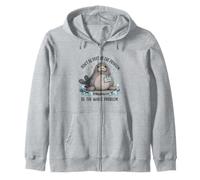Don't Be Part of The Problem Cute Seal Animal Humour Wildlife Sweat à Capuche