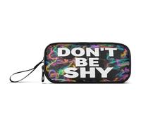 Don't Be Shy Trousse à crayons en nylon de grande capacité pour enfants et adolescents