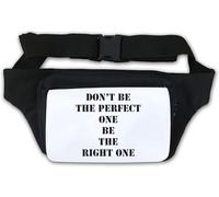Don't be The Perfect One Sac banane Blanc