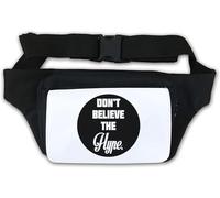 Don't Believe The Hype Sac banane Blanc