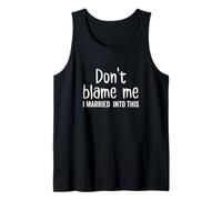 Don't Blame Me I Just Married in This Matching Couple Débardeur