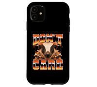 Don't Care Funny Honey Badger Ratel Style années 90 Bootleg Coque pour iPhone 11