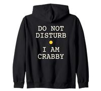 Don't Disturb I'm Crabby Crustacés Observer Sweat à Capuche