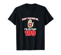 Dont Disturb Me Im on Page 199 Livre Lover Graphic T-Shirt
