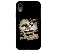 Don't Disturb The Gains Funny Gym Goose Haltérophile Coque pour iPhone XR