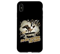 Don't Disturb The Gains Funny Gym Goose Haltérophile Coque pour iPhone XS Max