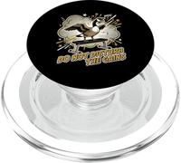 Don't Disturb The Gains Funny Gym Goose Haltérophile PopSockets PopGrip pour MagSafe