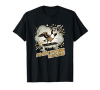 Don't Disturb The Gains Funny Gym Goose Haltérophile T-Shirt