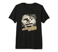 Don't Disturb The Gains Funny Gym Goose Haltérophile T-Shirt Haut de Gamme