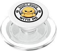 Don't Duck with Me I Love Duck Lovers Canard en Caoutchouc PopSockets PopGrip pour MagSafe