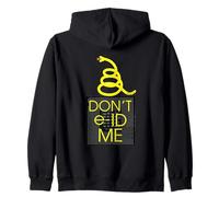 Don't e-ID Me Drapeau Anti-Identification numérique Motif Serpent Sweat à Capuche