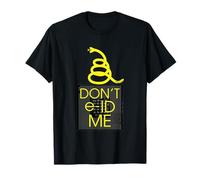 Don't e-ID Me Drapeau Anti-Identification numérique Motif Serpent T-Shirt