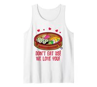 Don't Eat Us We Love You Sushi Débardeur